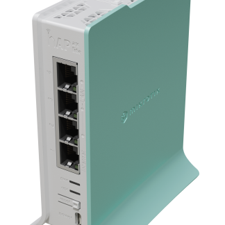 MikroTik L41G-2axD, hAP ax lite, 4.3dBi, 22dBm 2x2 @ 2.4GHz, Dual-Core 800MHz, 256MB, 4xGigabit, WiFi 6, AX600, L4