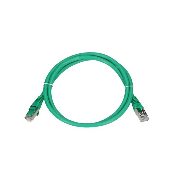EXTRALINK EX.CAT6e-FTP-PATCH-BC-1Gb-1 LAN PATCHCORD CAT.6 FTP 1GBIT FOILED TWISTED PAIR BARE COPPER 1m (green)