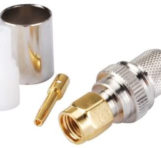 RF MAX C-RFM-RSMAM-400-CR Reverse Polarity SMA male for LMR 400/0.400'' coaxial cable crimp