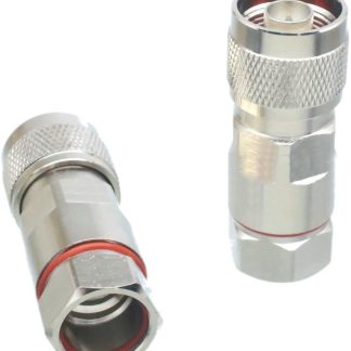 RF max C-RFM-NM-1/2"S N male clamp connector for 1/2" corrugated heliax style standard coaxial cable