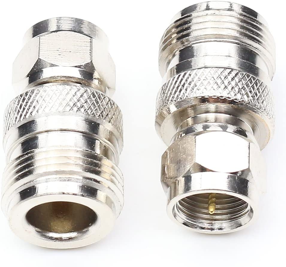 N Type Female to F Male Adapter, N to F Connect to Coax Cable