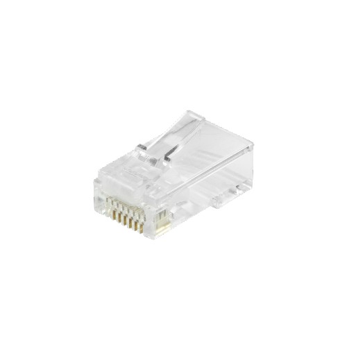 DATACONNECT DC0027 Modular Plug Connector Cat.6 UTP RJ45 50ps - Open Front
