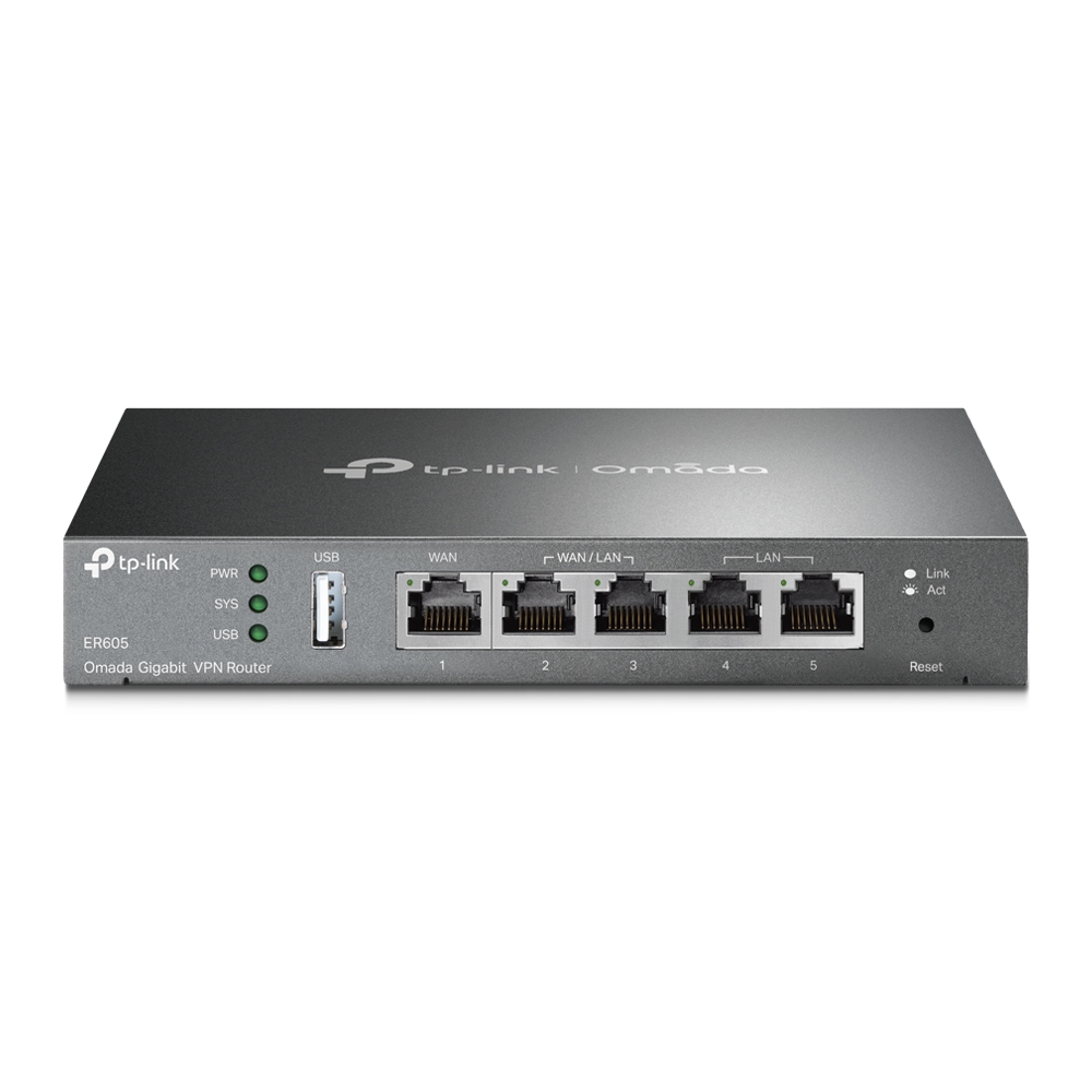 TP-LINK ROUTER TL-ER605, 4 x GBIT LAN, 4 GBIT WAN