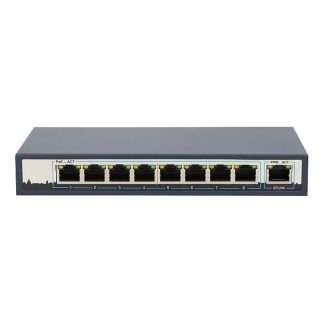 Extralink CERES | PoE Swtich | 8x 100Mb/s PoE/PoE+, 2x RJ45 Uplink 100Mb/s, 96W