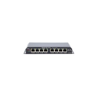 EXTRALINK KRATOS GIGABIT POE SWITCH 8-7 PORT 24V 60W WITH POWER ADAPTER 24V 2.5A