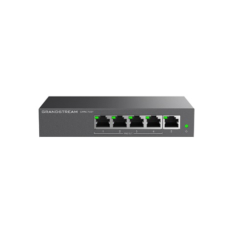 Grandstream GWN7700P Enterprise 5 Port Unmanaged Gbe Poe Switch 60w