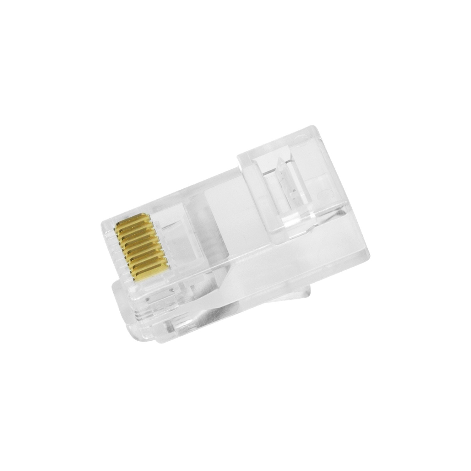 Logilink LL-MP0027 Modular plug connector Cat.6 UTP RJ45 50ps - open front