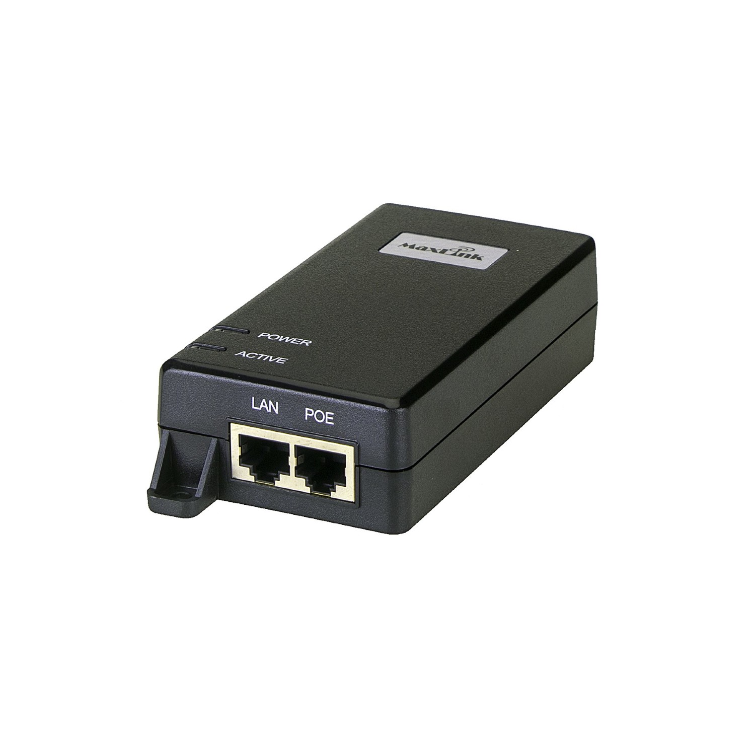 MaxLink PI30 PoE injector - 802.3af/at, 55V, 550mA, 30W, 1Gbit
