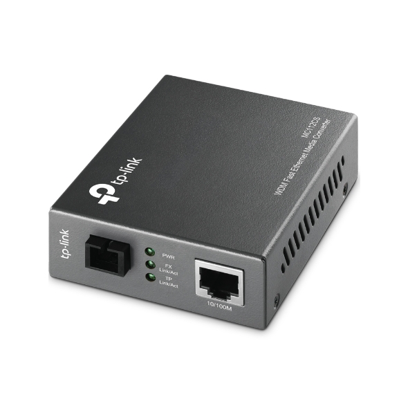 TP-Link MC112CS v5.0, 10/100Mbps RJ45 to 100Mbps single-mode SC fiber Converter