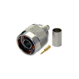 RF max RFM-CON-N/M-240-CR N-Type Male Crimp connector for CNT-240, LMR-240 series