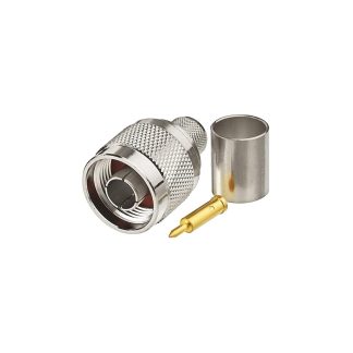 RF max N-Type Male Crimp connector for CNT-400, LMR-400 series