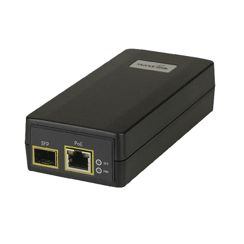 MaxLink PI30F PoE injector - SFP, 802.3af/at, 55V, 550mA, 30W, 1Gbit