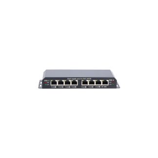 Extralink 8-7 PoE | Switch PoE | 7x 100Mb/s PoE, 1x Uplink RJ45, Power Supply 24V 2.5A