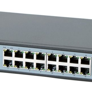 MaxLink PoE switch PSAT-19-16P-250, 18x LAN/16x PoE 250m, 1x SFP, 802.3af/at, 150W, 10/100Mbps
