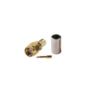 SMA male crimp connector for LMR240