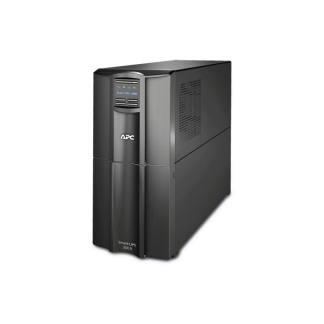 APC Smart-UPS, Line Interactive, 3kVA, Tower, 230V, 8x IEC C13+2x IEC C19 outlets, SmartConnect Port+SmartSlot, AVR, LCD