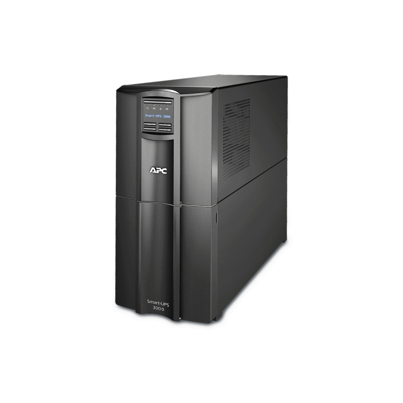 APC Smart-UPS, Line Interactive, 3kVA, Tower, 230V, 8x IEC C13+2x IEC C19 outlets, SmartConnect Port+SmartSlot, AVR, LCD