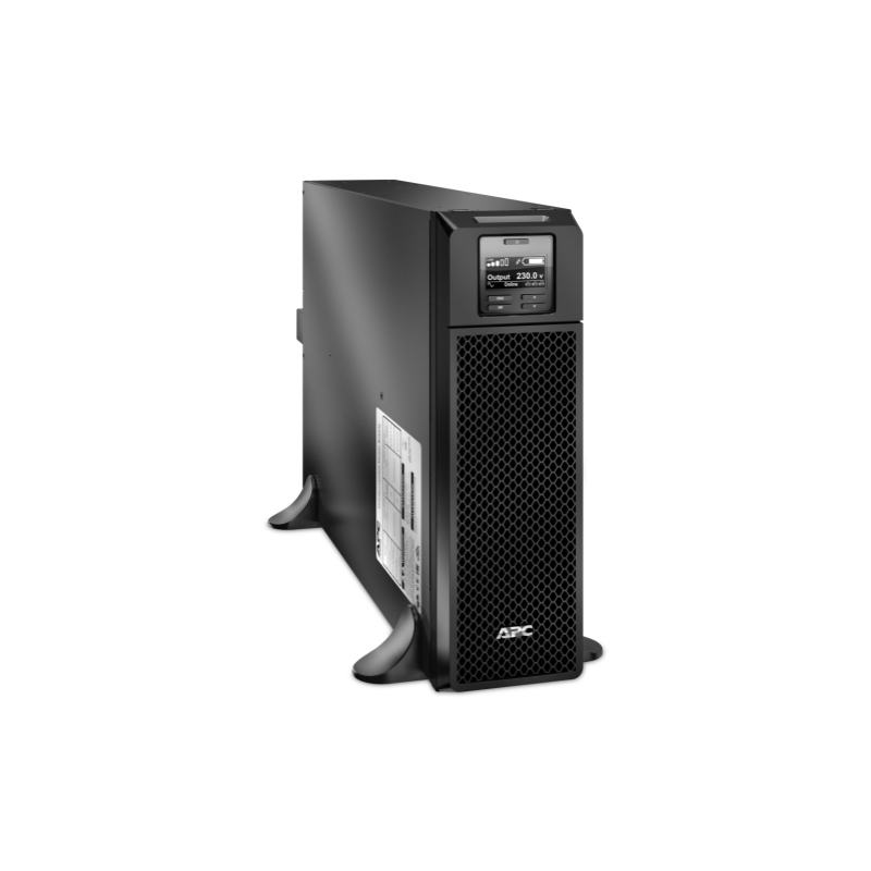 APC Smart-UPS On-Line, 5kVA, Tower, 230V, 6x C13+4x C19 IEC outlets, Network Card+SmartSlot, Extended runtime