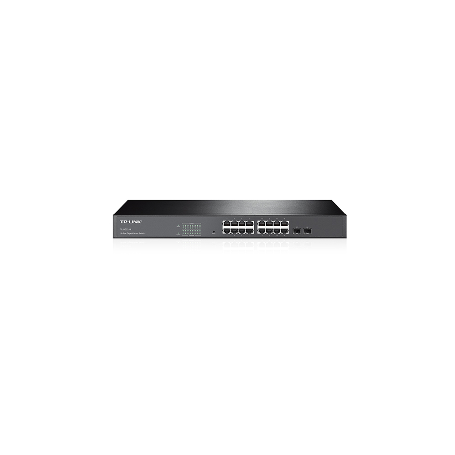 TP-LINK TL-SG2216WEB 16-PORT GIGABIT WEB SMART SWITCH WITH 2 COMBO SFP SLOTS