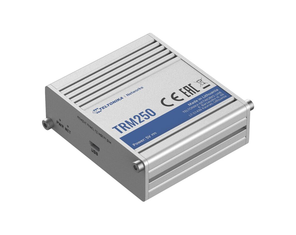 TELTONIKA Industrial cellular modem TRM250, 4G LTE Cat M1, USB