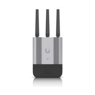 Ubiquiti UMR-Industrial, 4G/LTE Cat4 Outdoor Industrial Mobile WiFi Router, 2x Gigabit, PoE In & PoE Out, GPS, 1xNano SIM