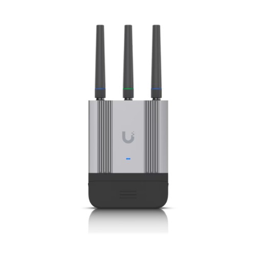 Ubiquiti UMR-Industrial, 4G/LTE Cat4 Outdoor Industrial Mobile WiFi Router, 2x Gigabit, PoE In & PoE Out, GPS, 1xNano SIM