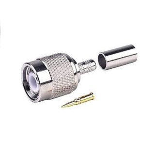 TNC Male Plug Crimp connector for LMR240 series cable