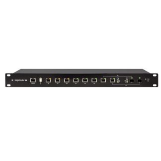 Ubiquiti, EdgeRouter 8 Pro, ERPro-8, 1GHz Dual Core, 2GB DDR3, 4GB Flash, 6xGigabit + 2xGigabit RJ45/SFP