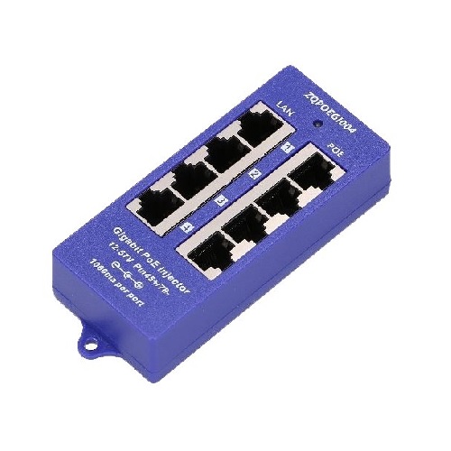 MaxLink POE-BOX4-G passive Gigabit POE panel, 4 ports