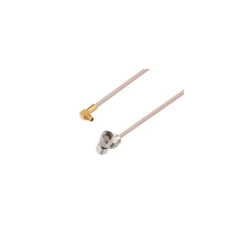 Pigtail MMCX male right angle to SMA male, right angle, RG-178, 20cm