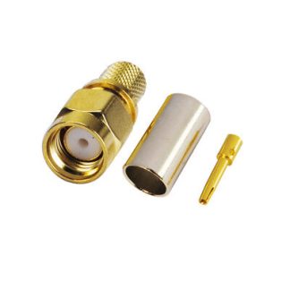 Reverse Polarity SMA Male For LMR240 – RPSMA Male Crimp