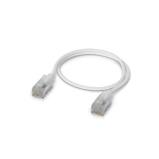 Ubiquiti UACC-Cable-Patch-EL-C6A-1M-W UniFi Premium Patch Cable, Etherlighting, Cat6a, 1m