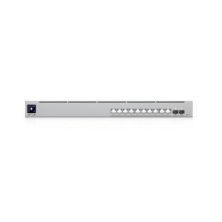 Ubiquiti USW-Pro-XG-10-PoE, UniFi Pro XG 10 PoE Etherlighting Switch, 10x10Gbps PoE+++, 2xSFP+, Layer 3, 400W PoE Budget